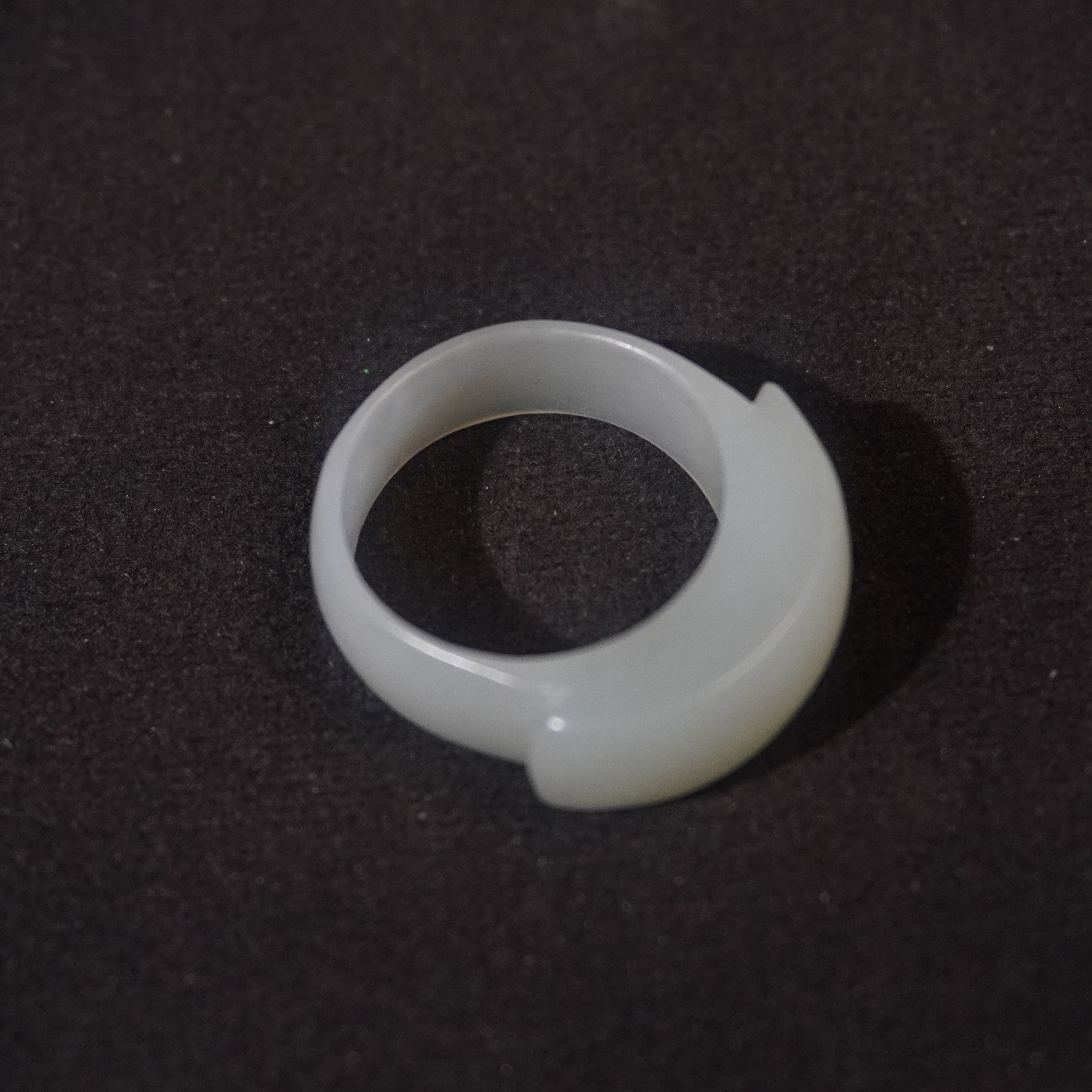 7SE202  清 和田玉戒指