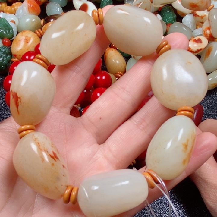 和田玉手链未镶嵌