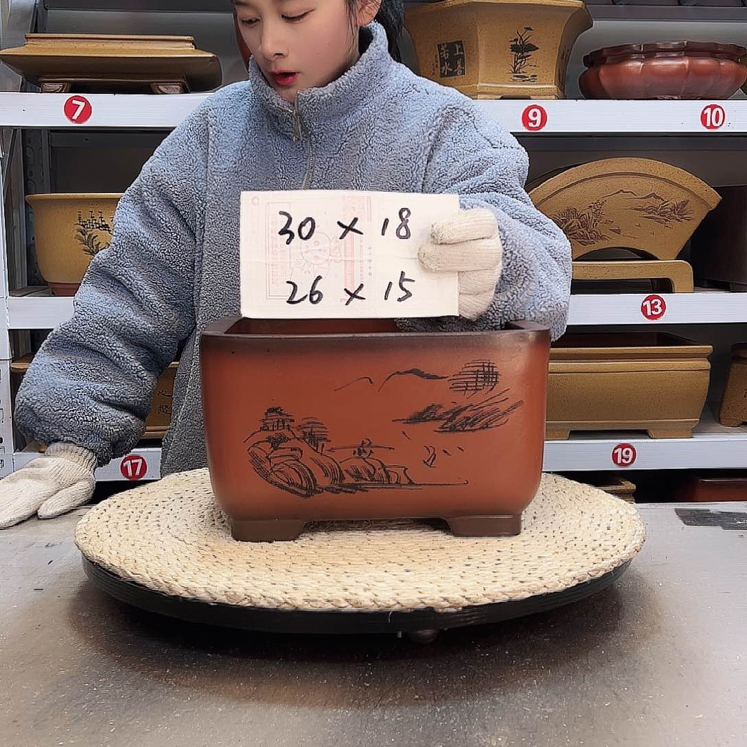 紫砂花盆紫砂花盆