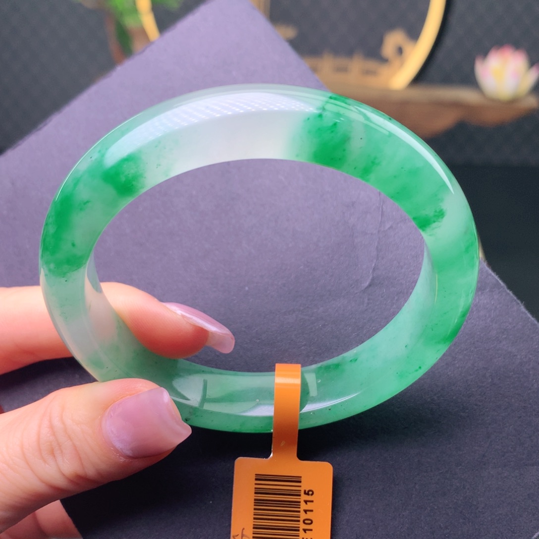 石英质玉手镯未镶嵌鱼**浮