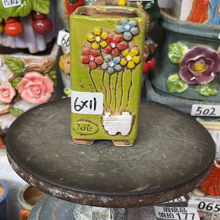 粗陶材质多肉花盆