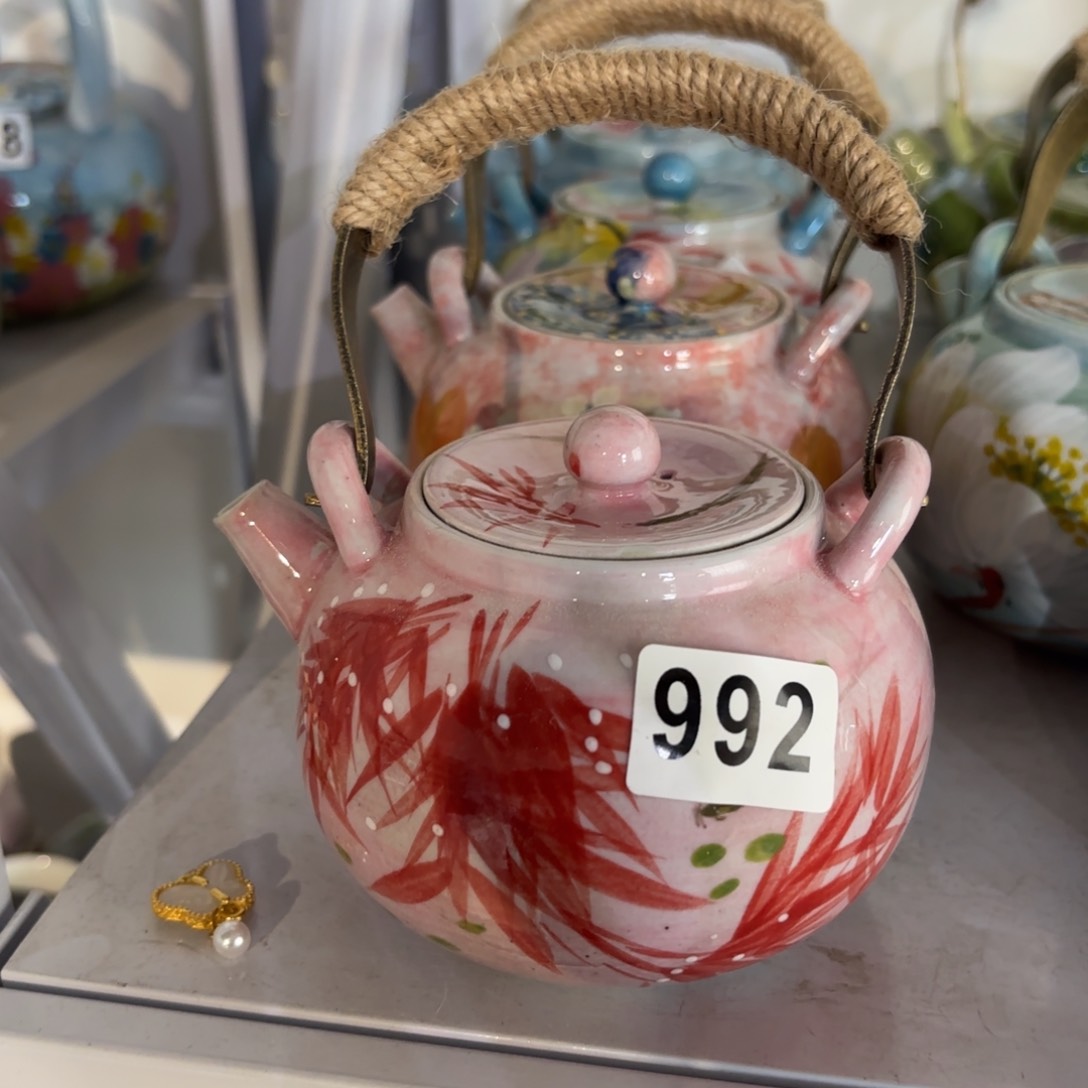 景德镇手绘高温釉下彩陶瓷茶具