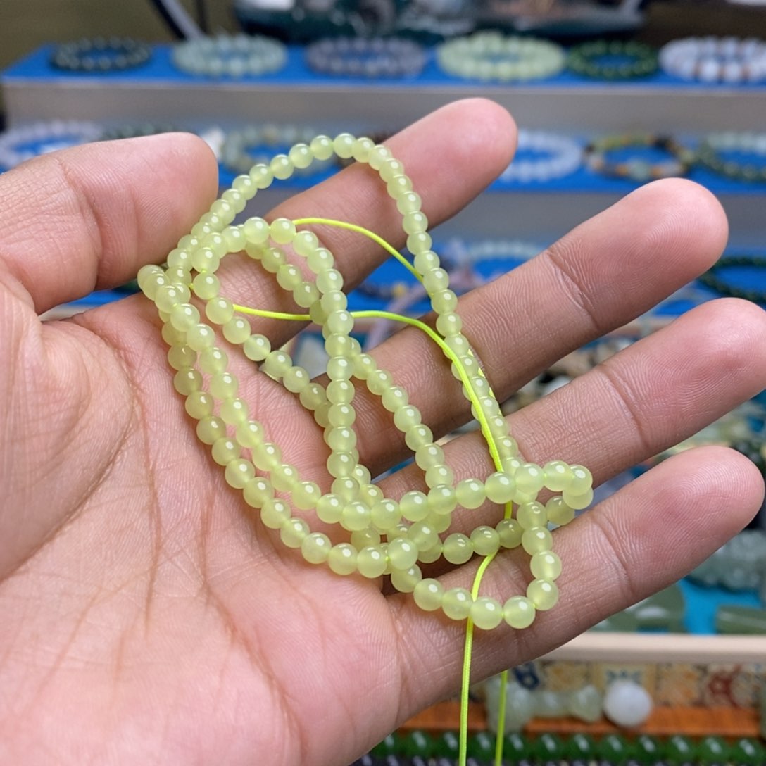 和田玉手串未镶嵌