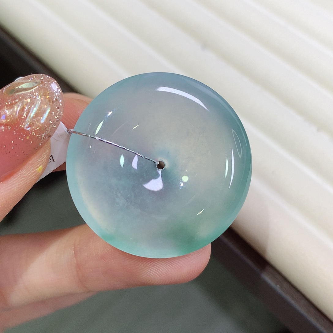 翡翠未镶嵌颈饰29.8-5.9