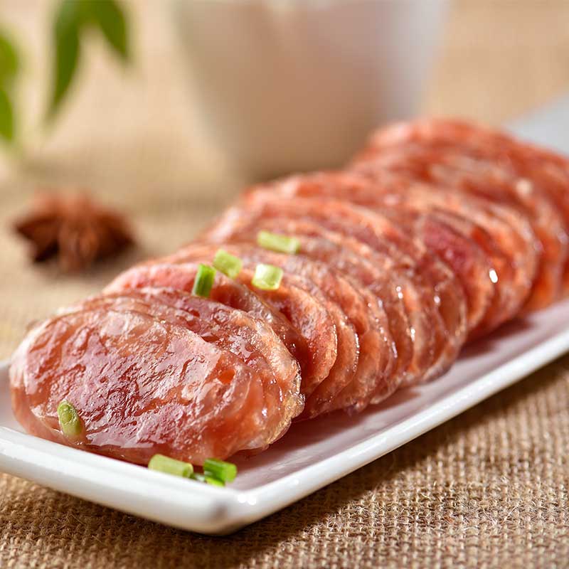 【纯肉腊肠】农家柴火土味香肠风干原味腊肠湖风腊肠500G