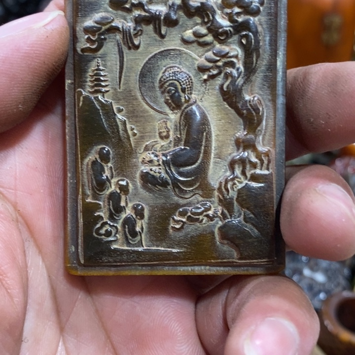 滴血莲花菩提吊坠