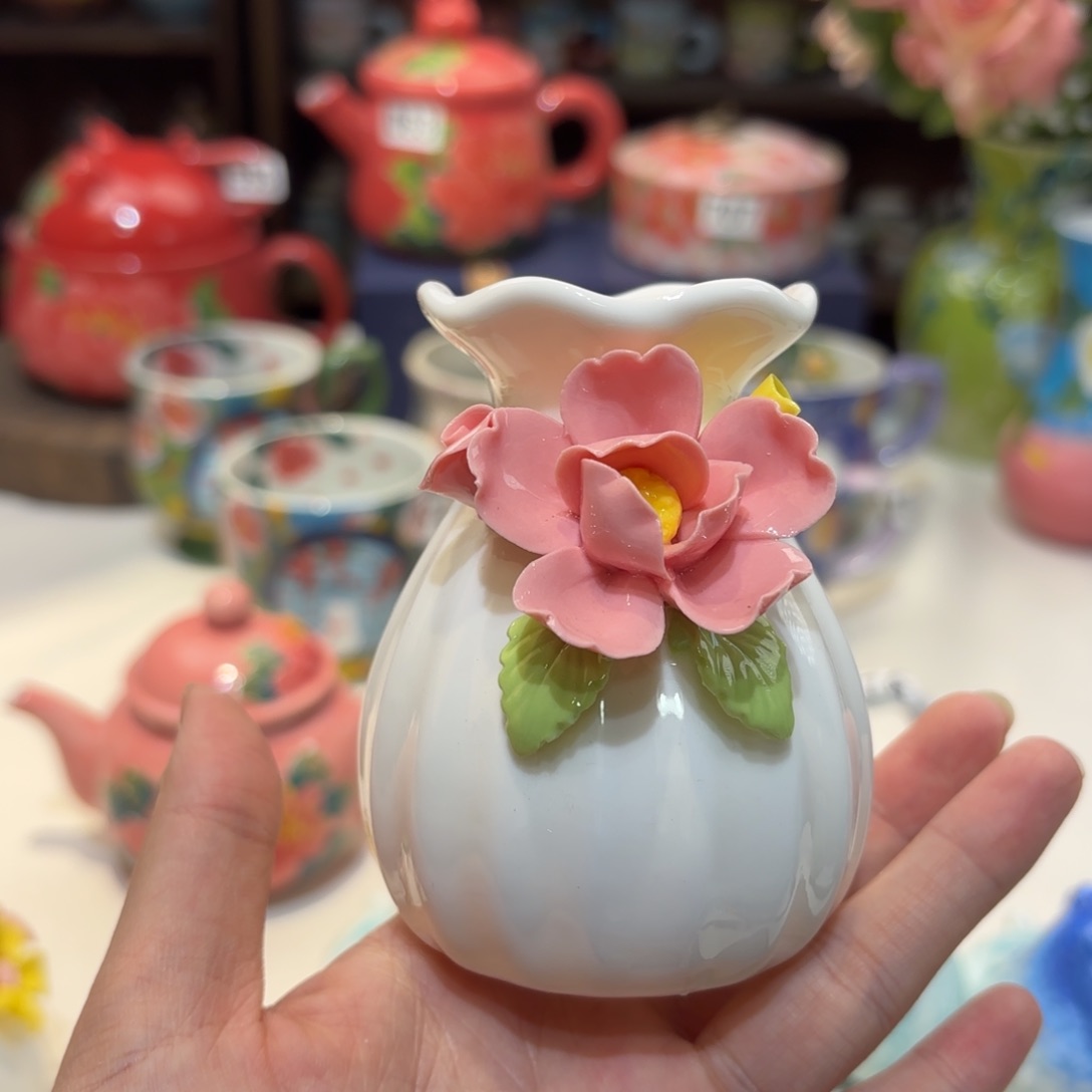 景德镇手绘高温釉下彩陶瓷茶具