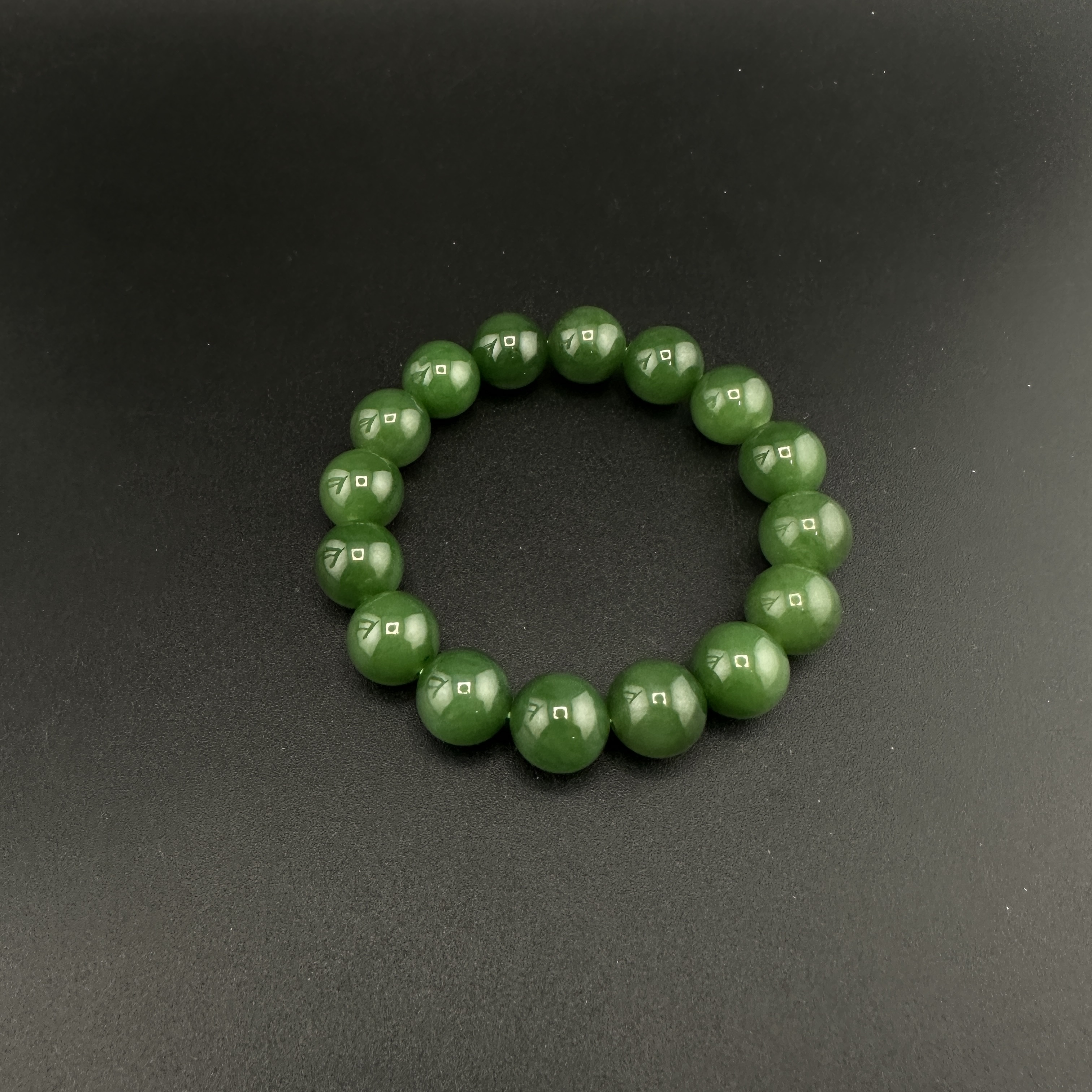 BY1225FWM标108 北玉精选 和田玉手串 多样性发货