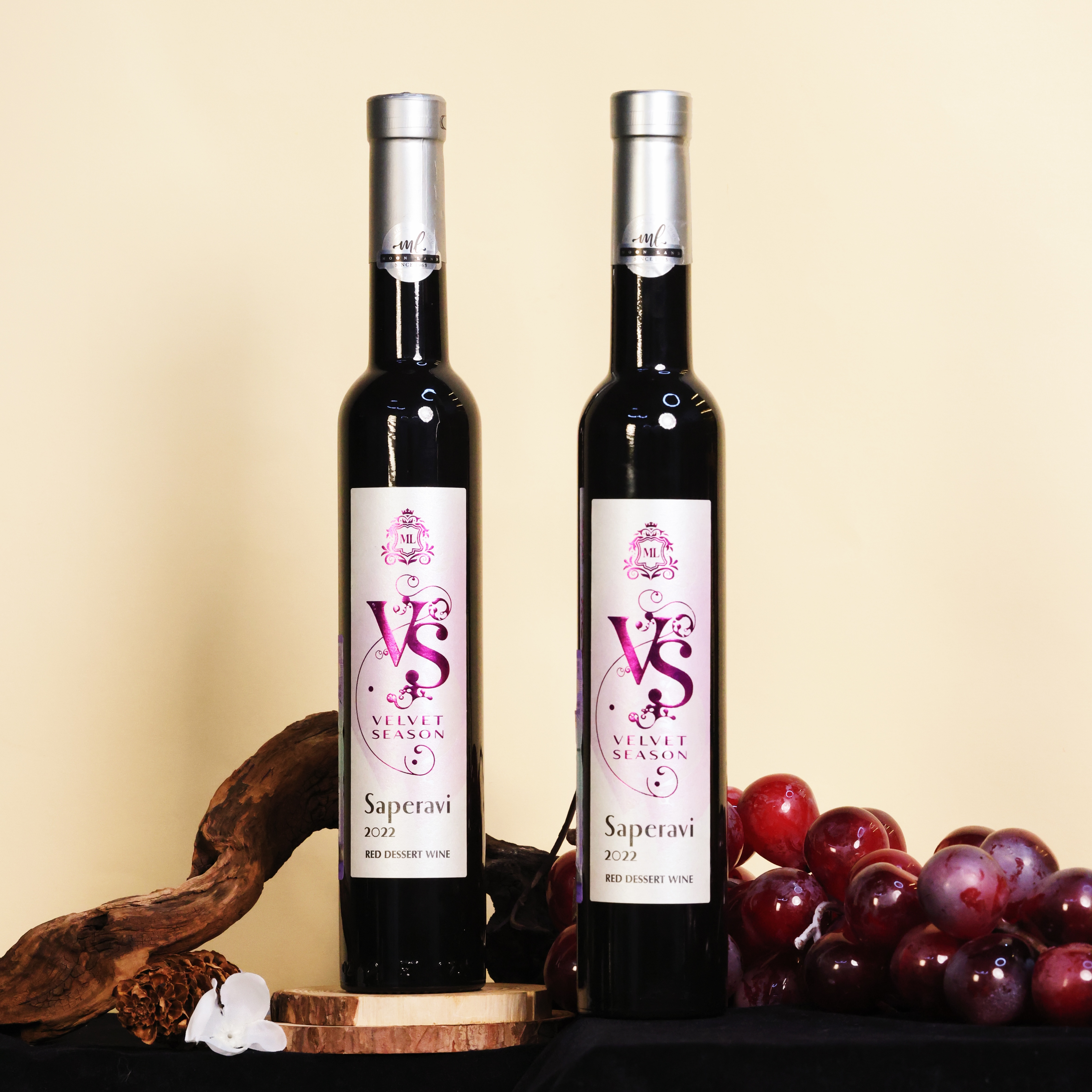 【 俄罗斯进口】木莱特丝绒萨佩拉维冰红葡萄酒375ml*2