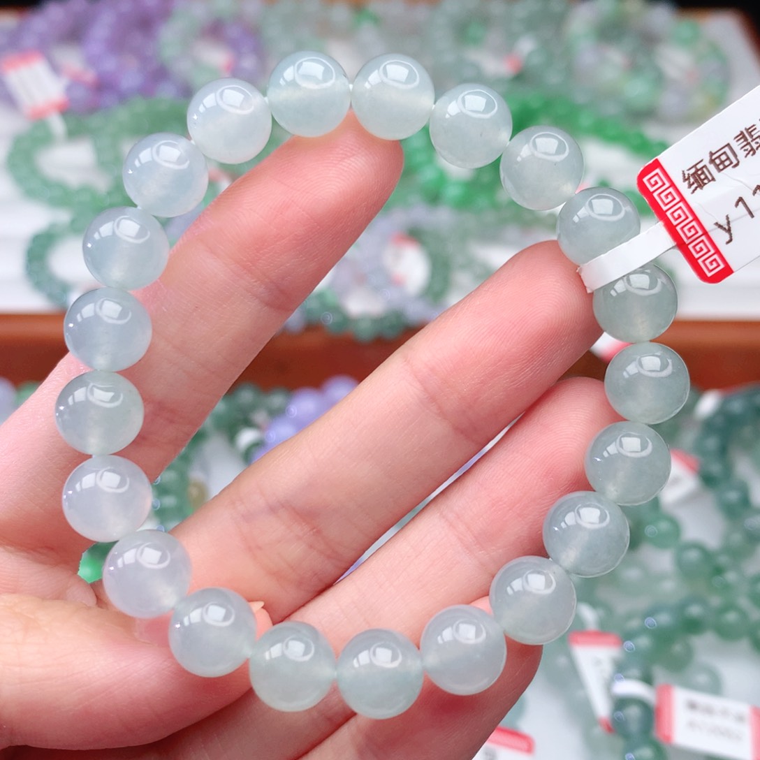 翡翠手链未镶嵌翡翠8.8mm