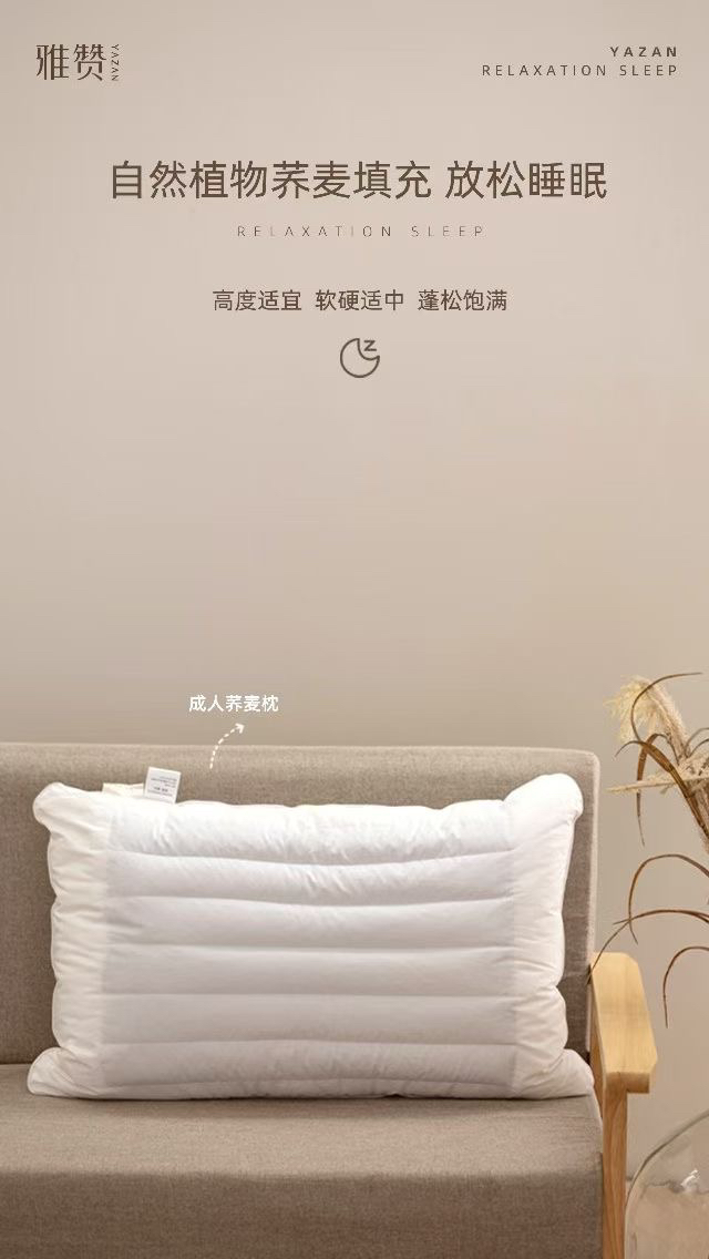 雅赞成人荞麦枕（一只）