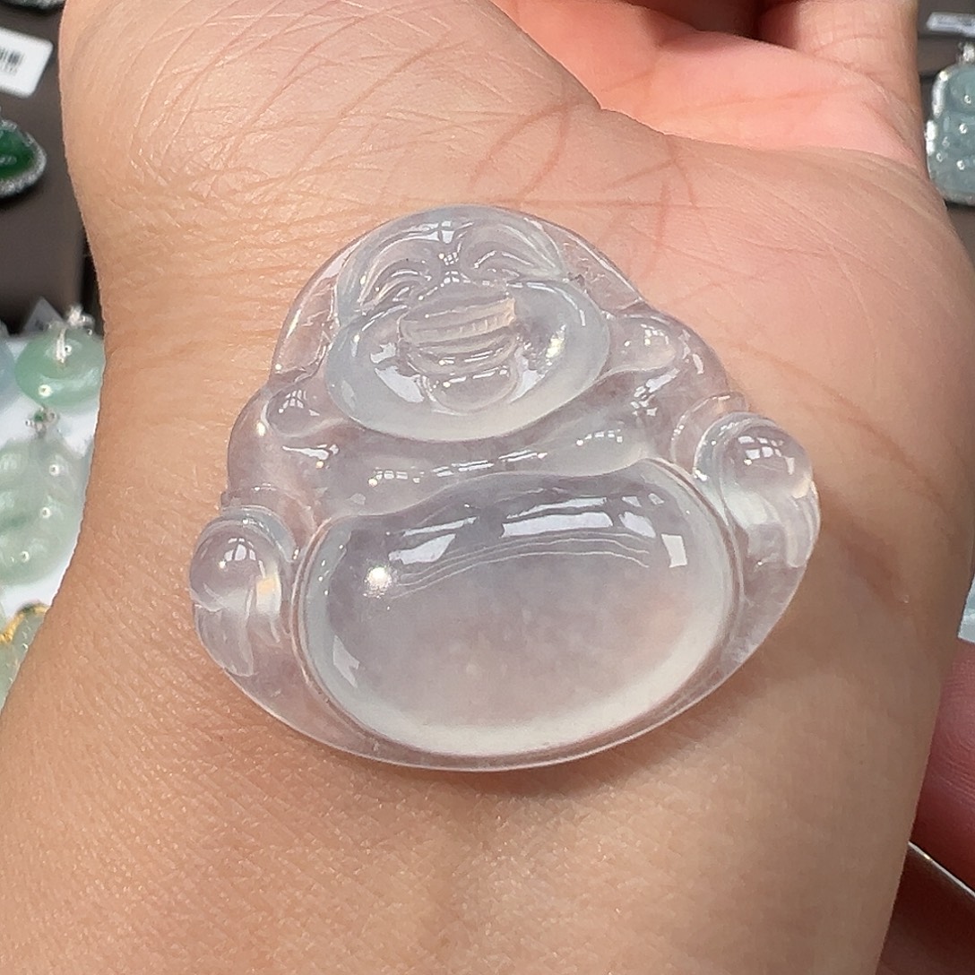 翡翠未镶嵌吊坠(不含链)佛公30*32.3*6.3