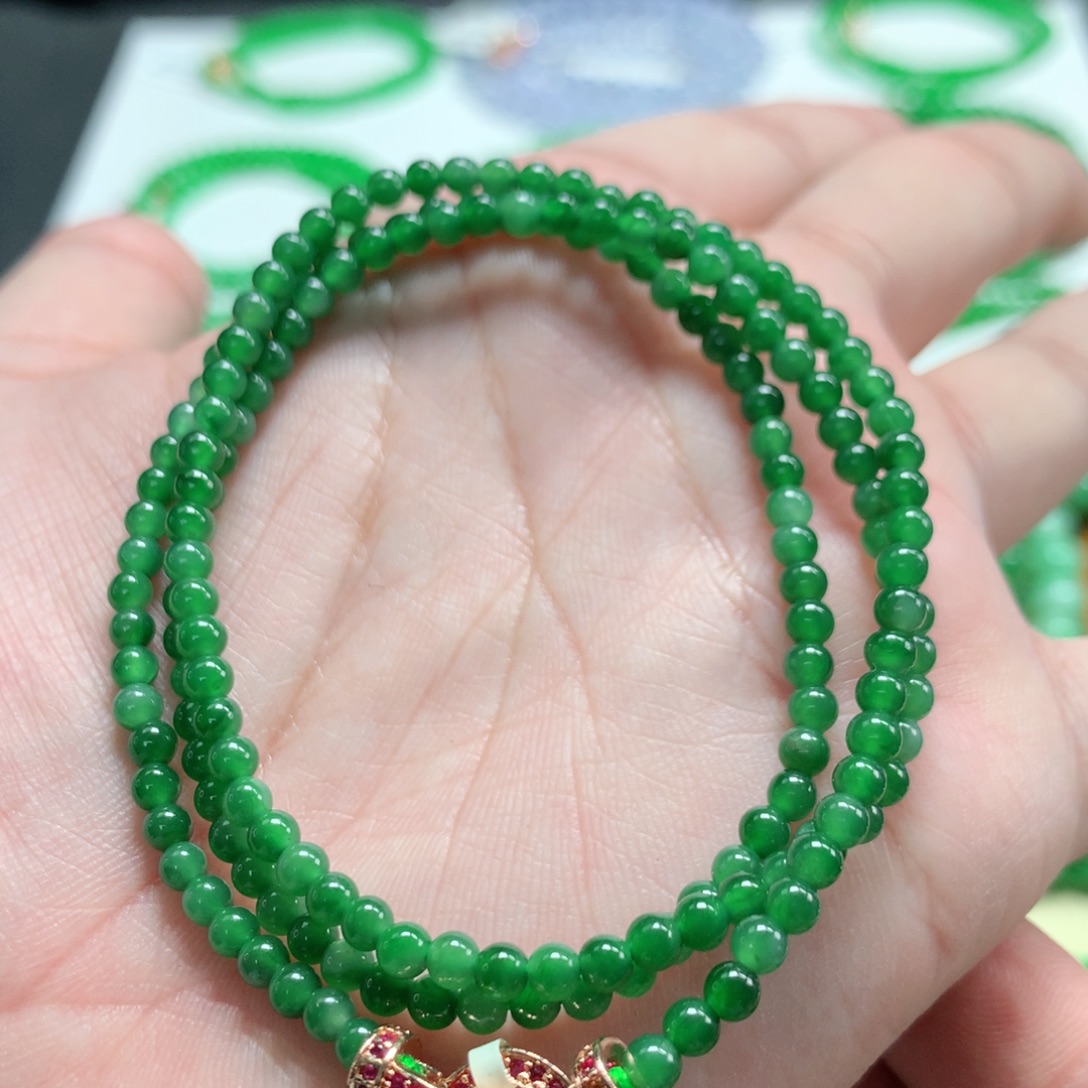 翡翠未镶嵌手链翡翠