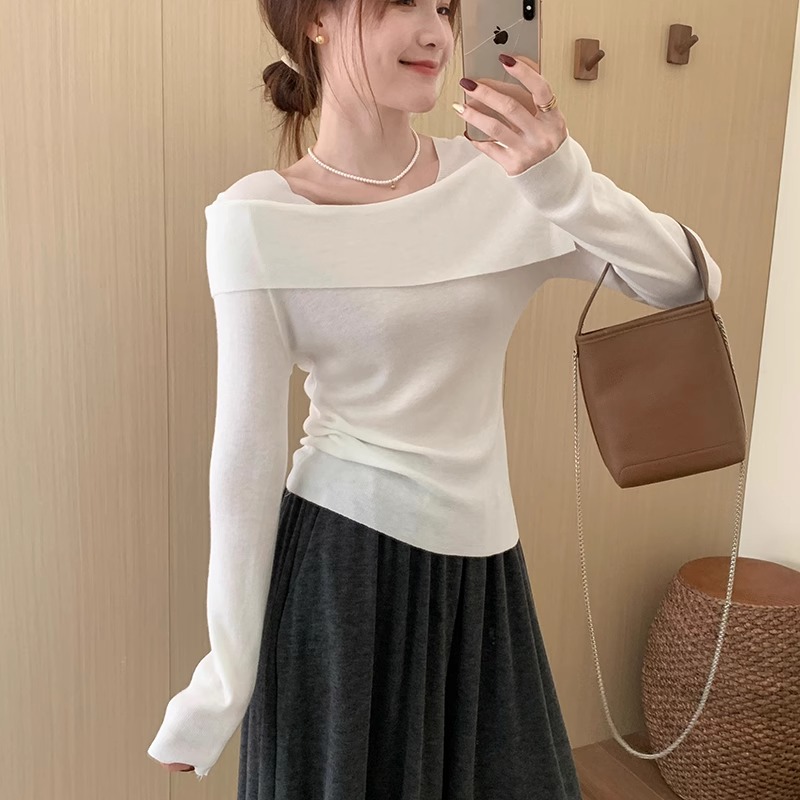 【以直播间为准】韩版修身针织衫毛衣打底