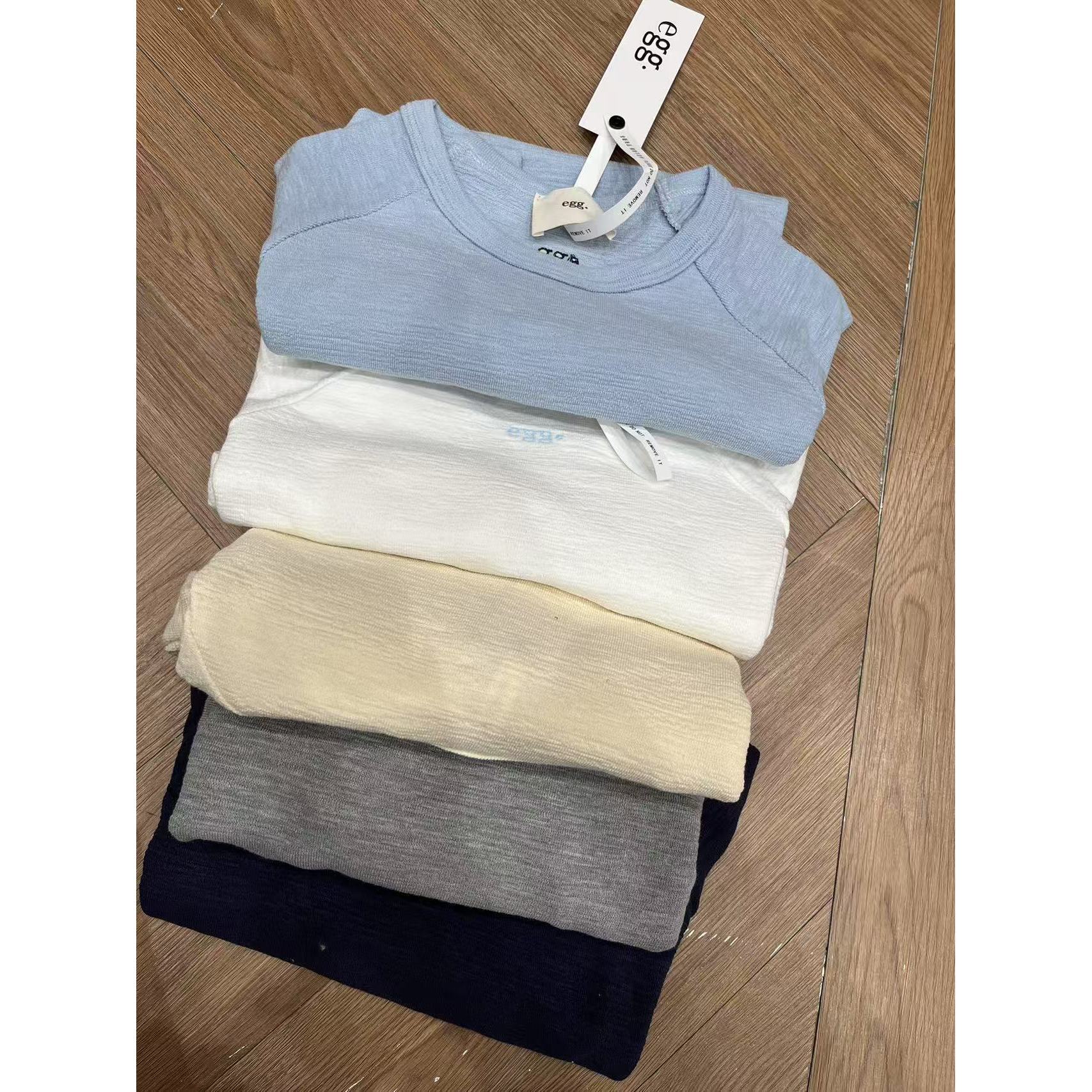 Wan'L-【肌理T】显瘦时尚休闲夏季T恤圆领肌理感短袖332号1028