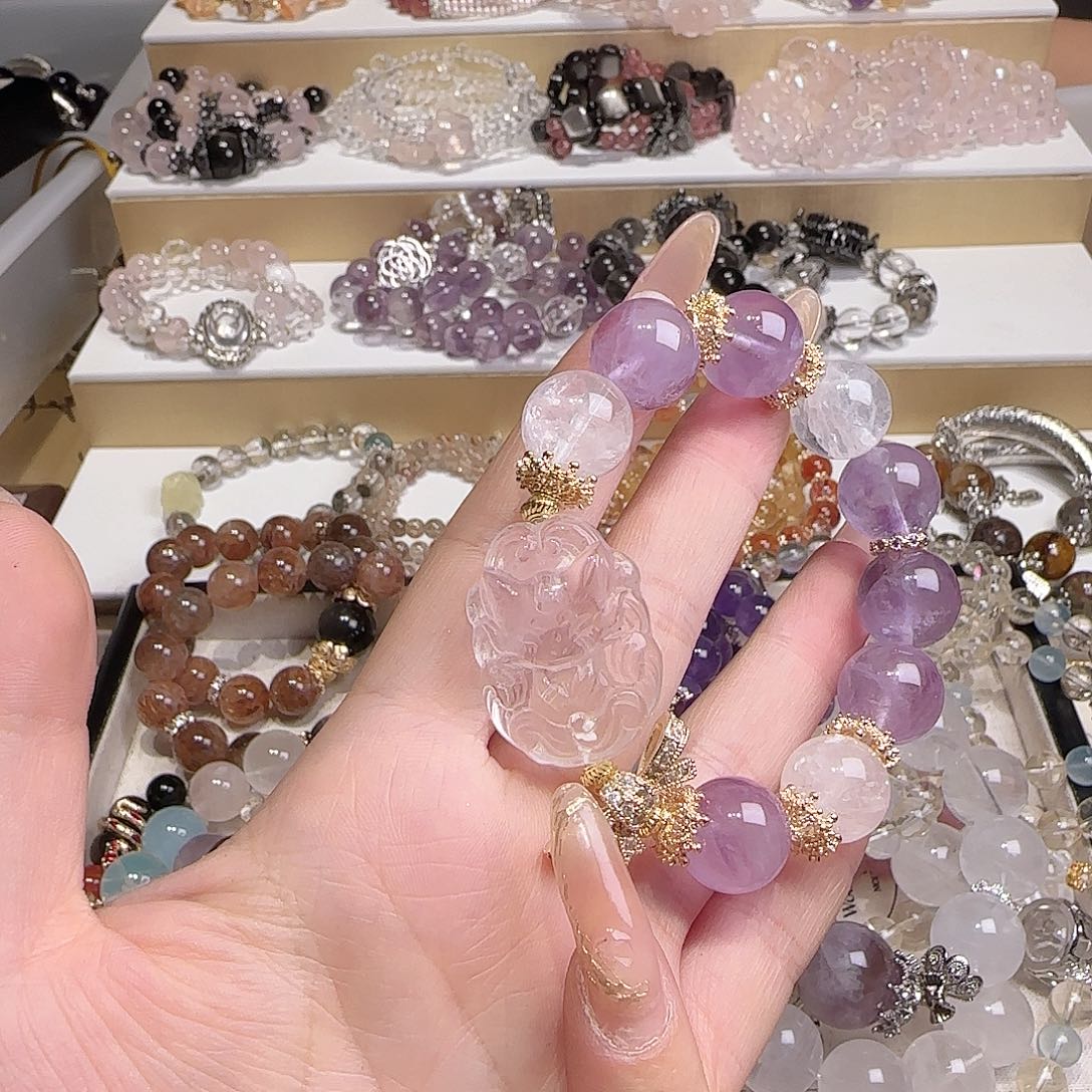 水晶手链未镶嵌把