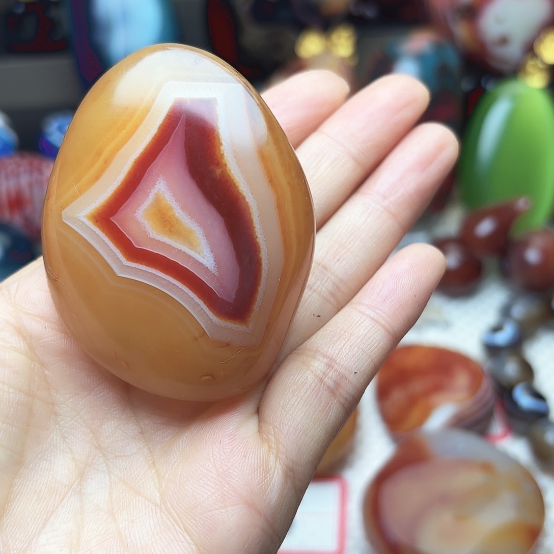 陶***亭玛瑙/玉髓未镶嵌珠宝半成品