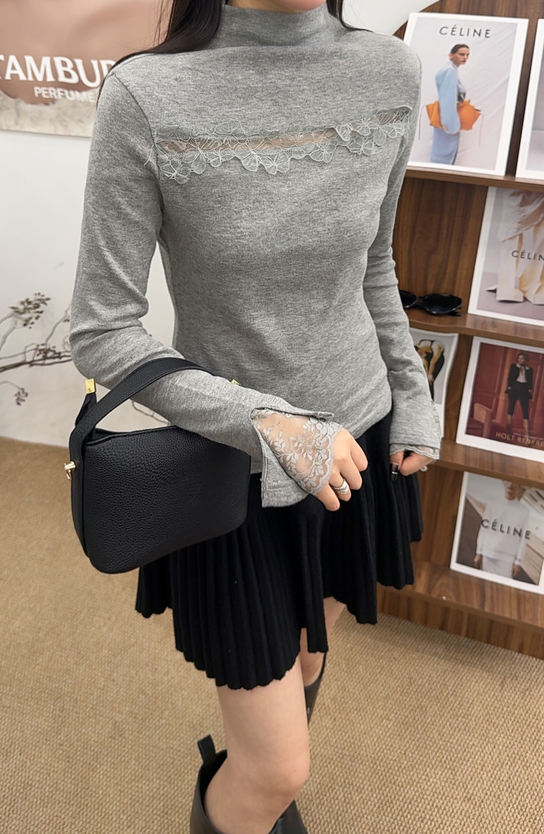 1130-01  女士时尚气质知性百搭长袖打底  AGY   86123