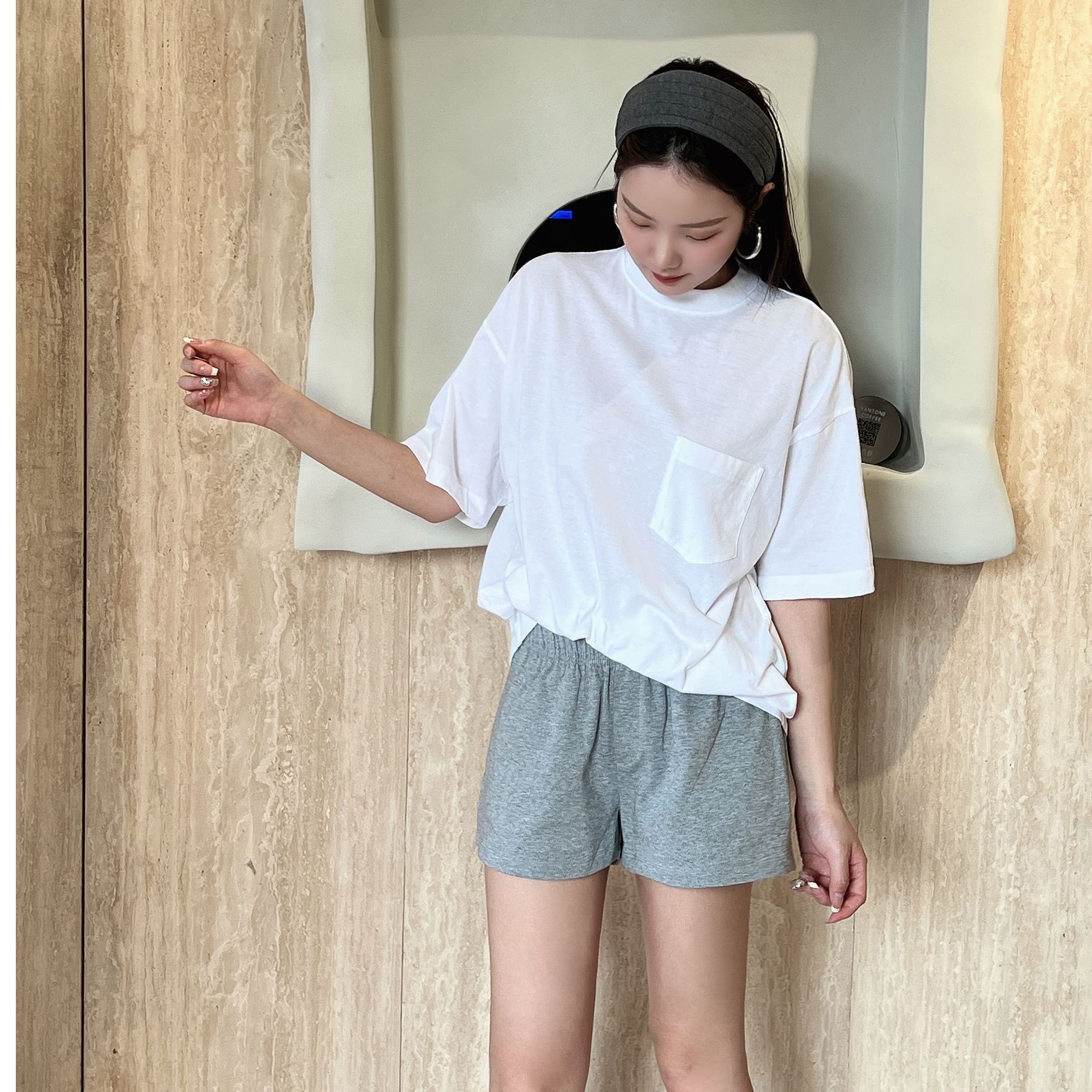 对倒  25早春拼接短裤  25sspt08