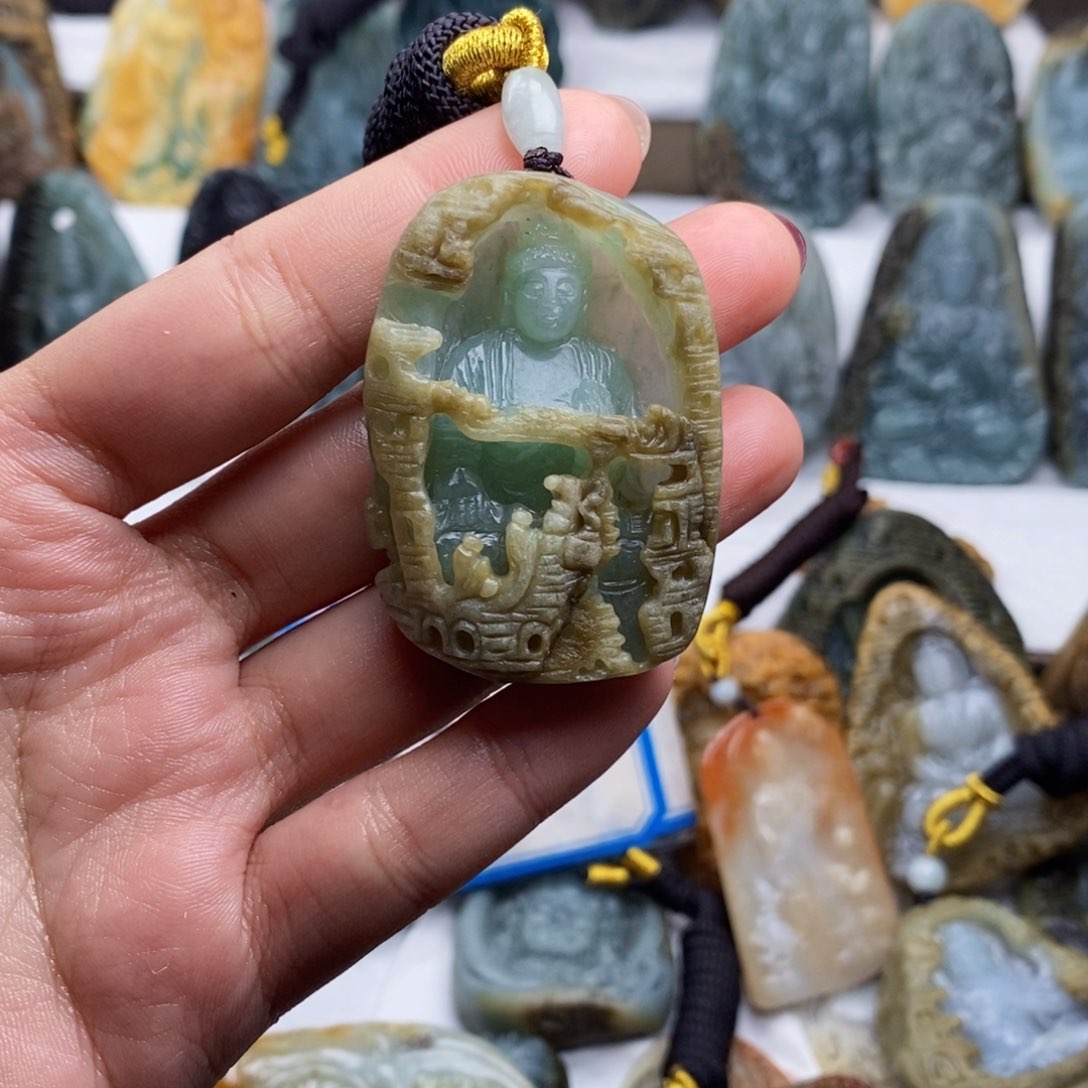 未镶嵌定制翡翠阿*定制挂件专属链接