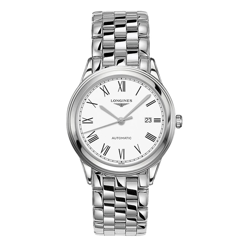 99新 Longines/浪琴 军旗974/表经38.5mm/罗马时尚简约机械表