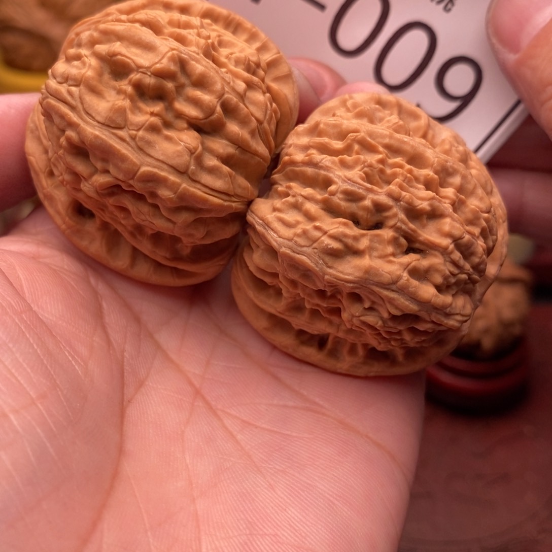 文玩核桃把件球白41