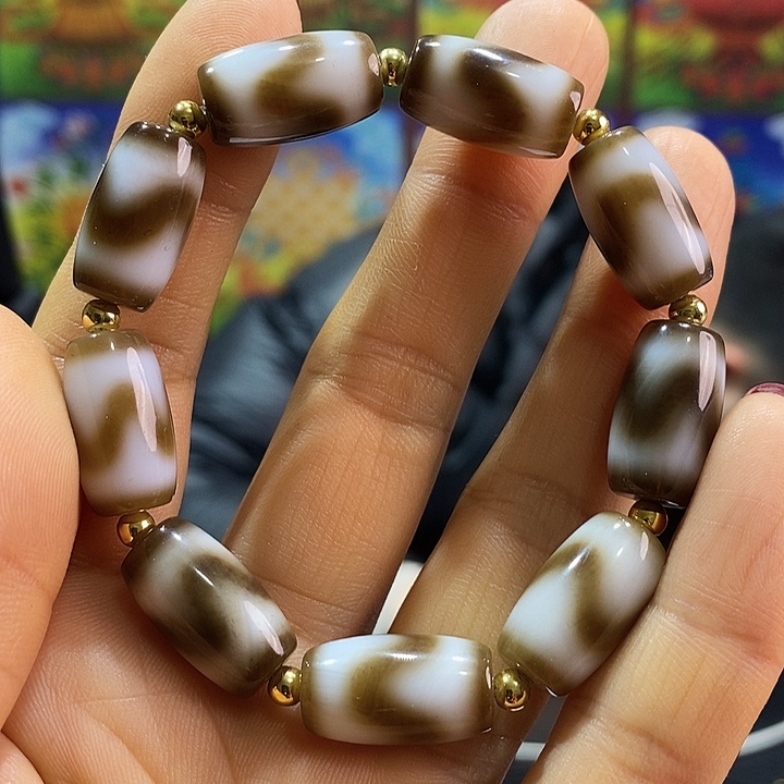 玛瑙/玉髓手链未镶嵌153