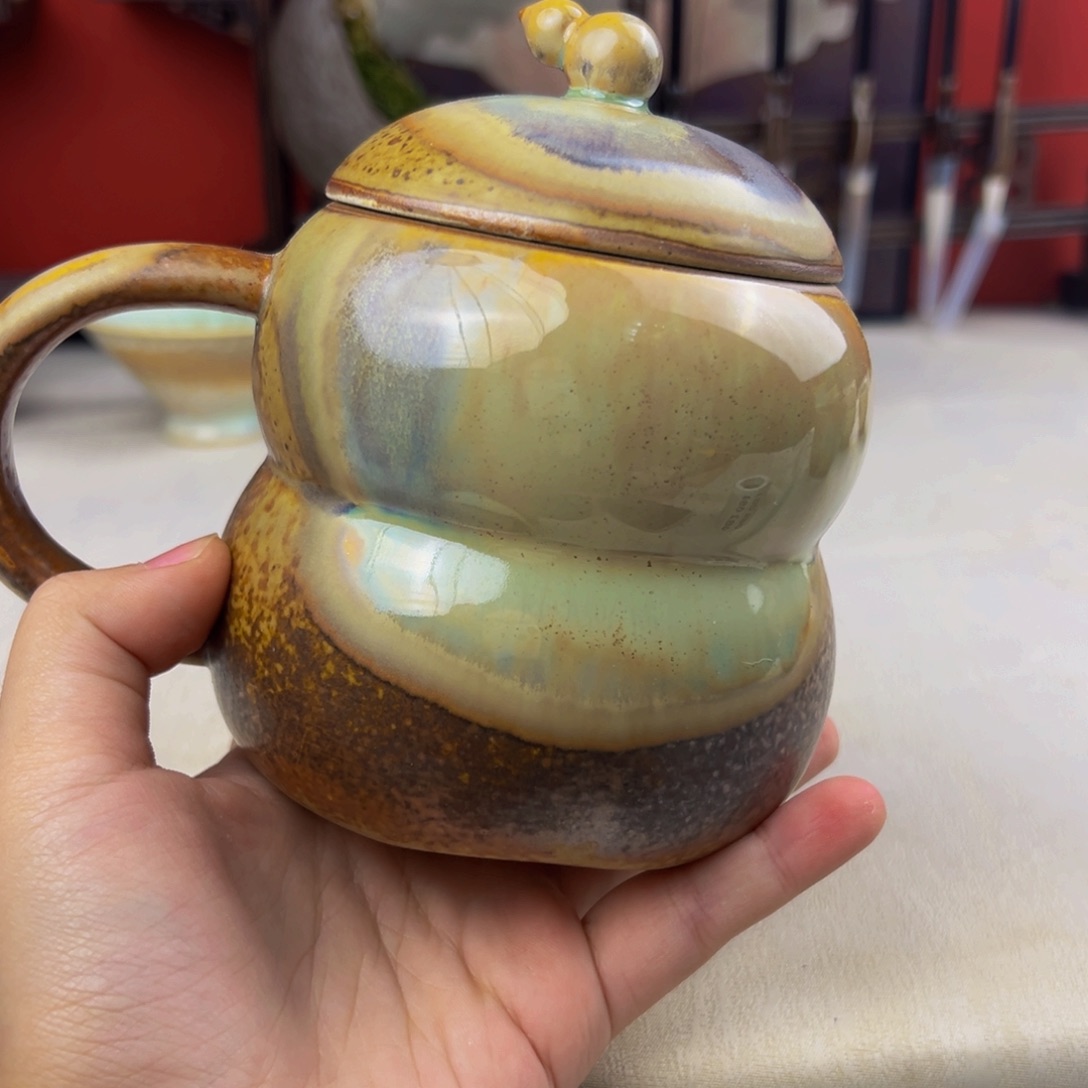 杯纯手工柴烧主人杯