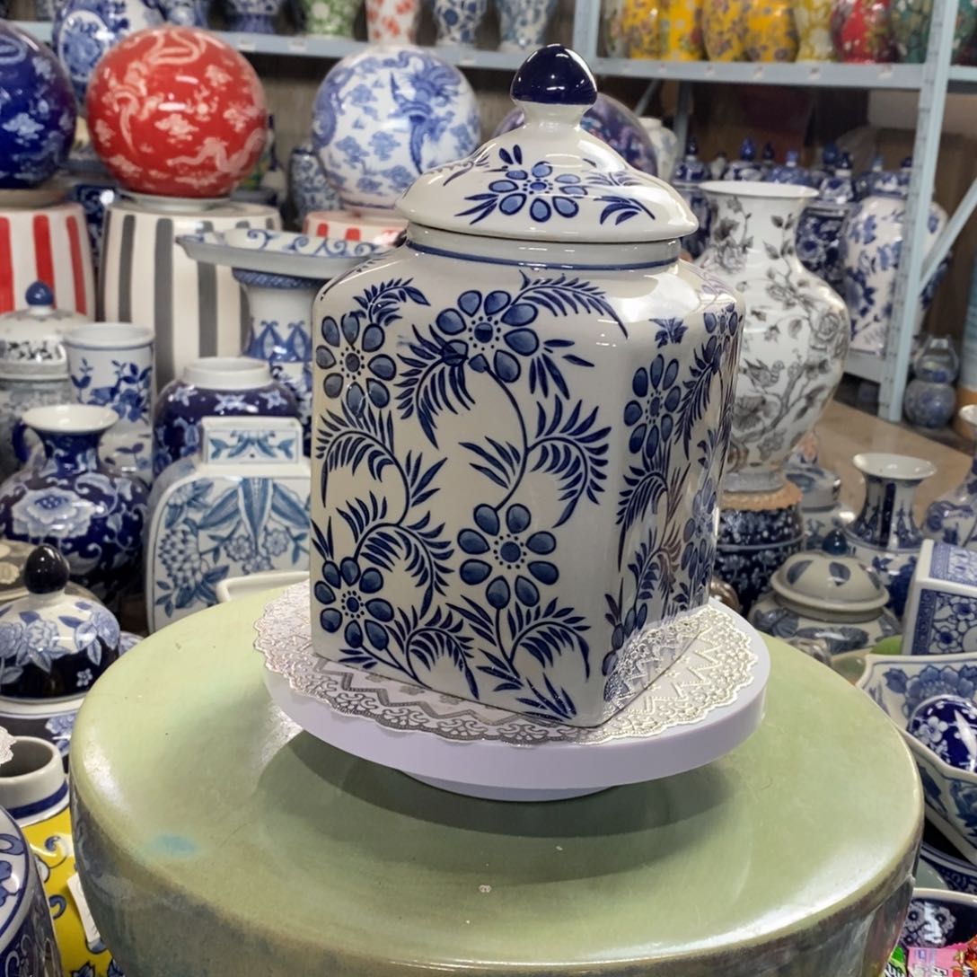 瓶茶叶罐花瓶摆件花瓶