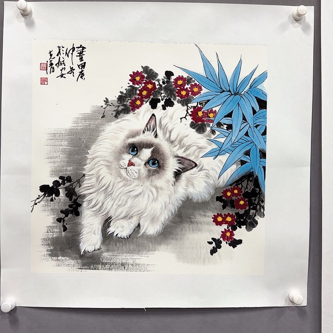 国画国画纯手绘作品请放心去藏