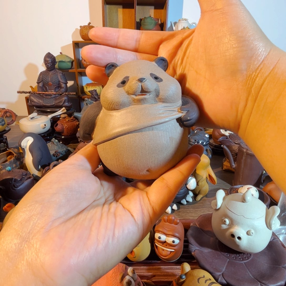 紫砂茶壶纯手工制作过程非常吧