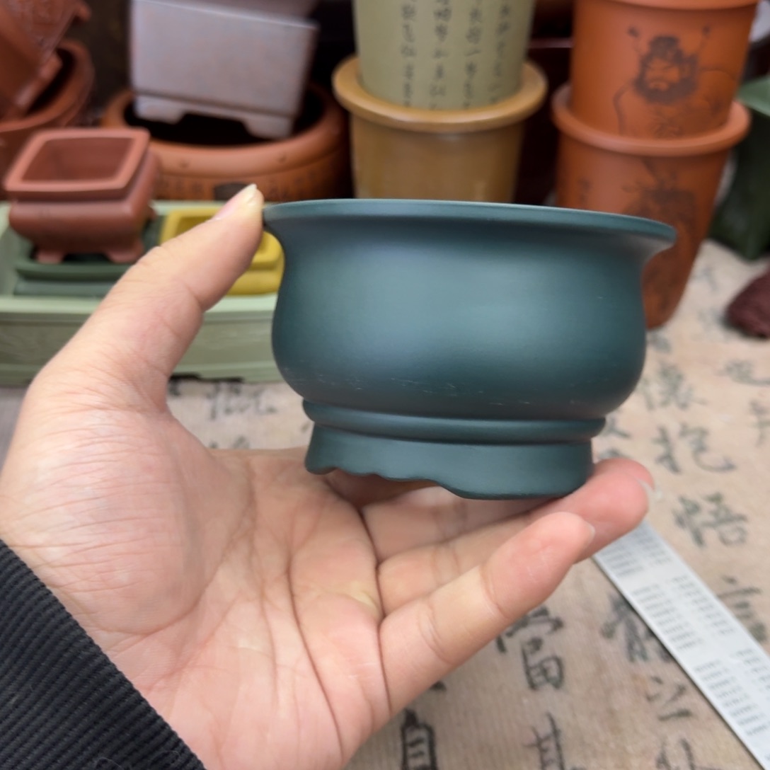 紫砂花盆宜兴紫砂正品9x5
