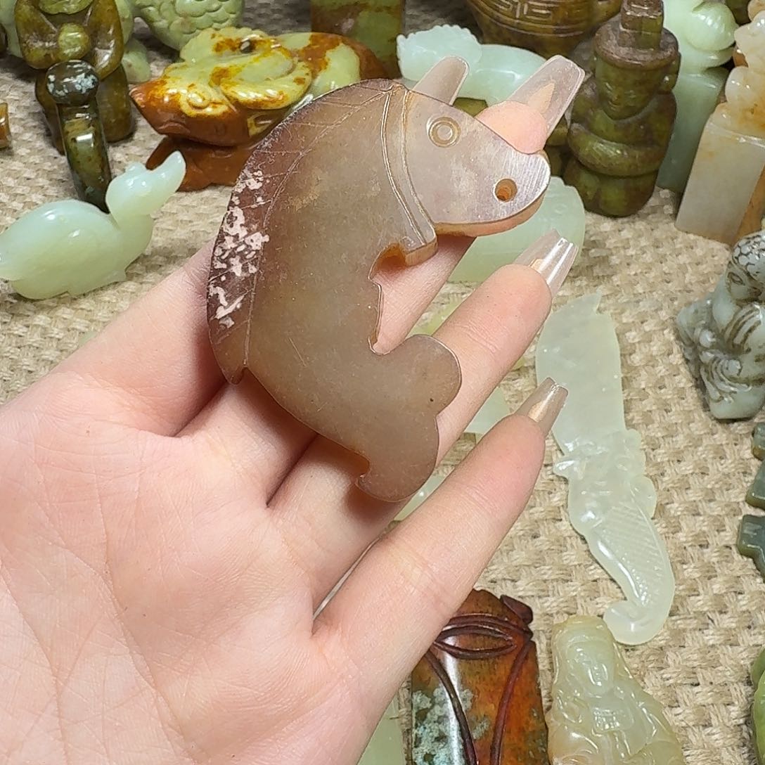 白玉菩提吊坠挂件