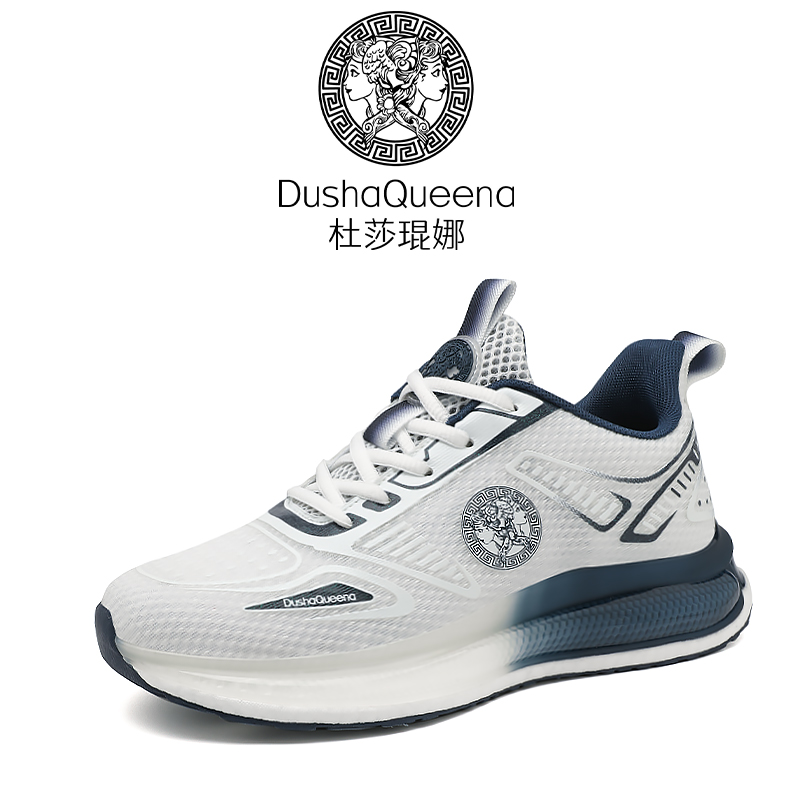 DushaQueena/杜莎琨娜减震气垫夏季透气百搭男女同款休闲鞋81888