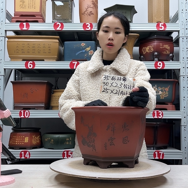 花盆紫砂紫砂花盆