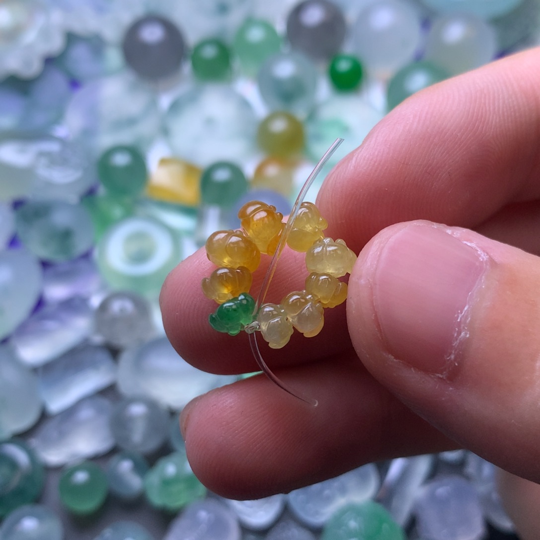 未镶嵌定制翡翠珠子