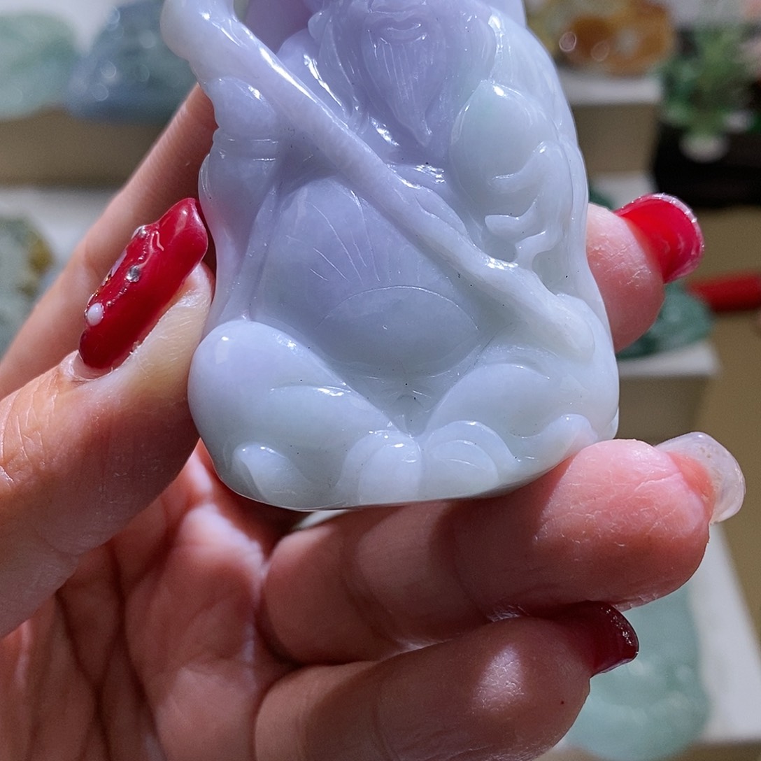 【闪购商品】翡翠颈饰未镶嵌寿星