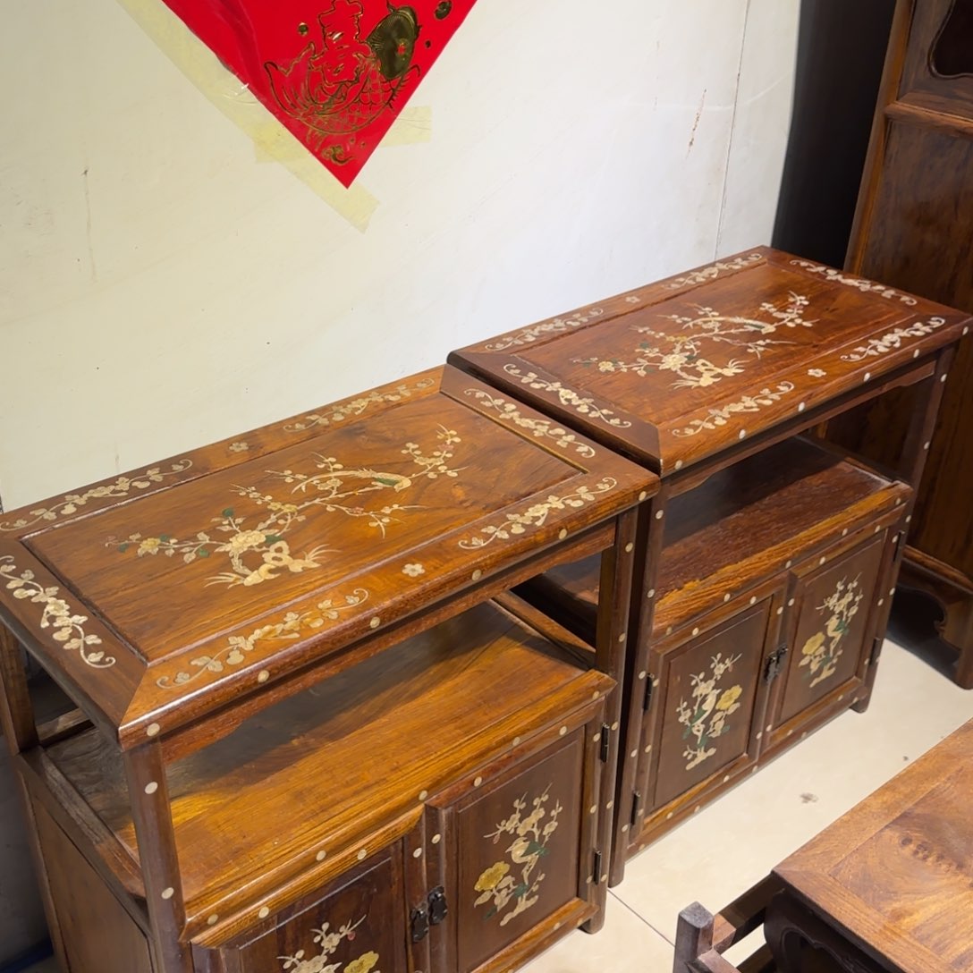 木黄花梨小柜子满镶嵌11111111