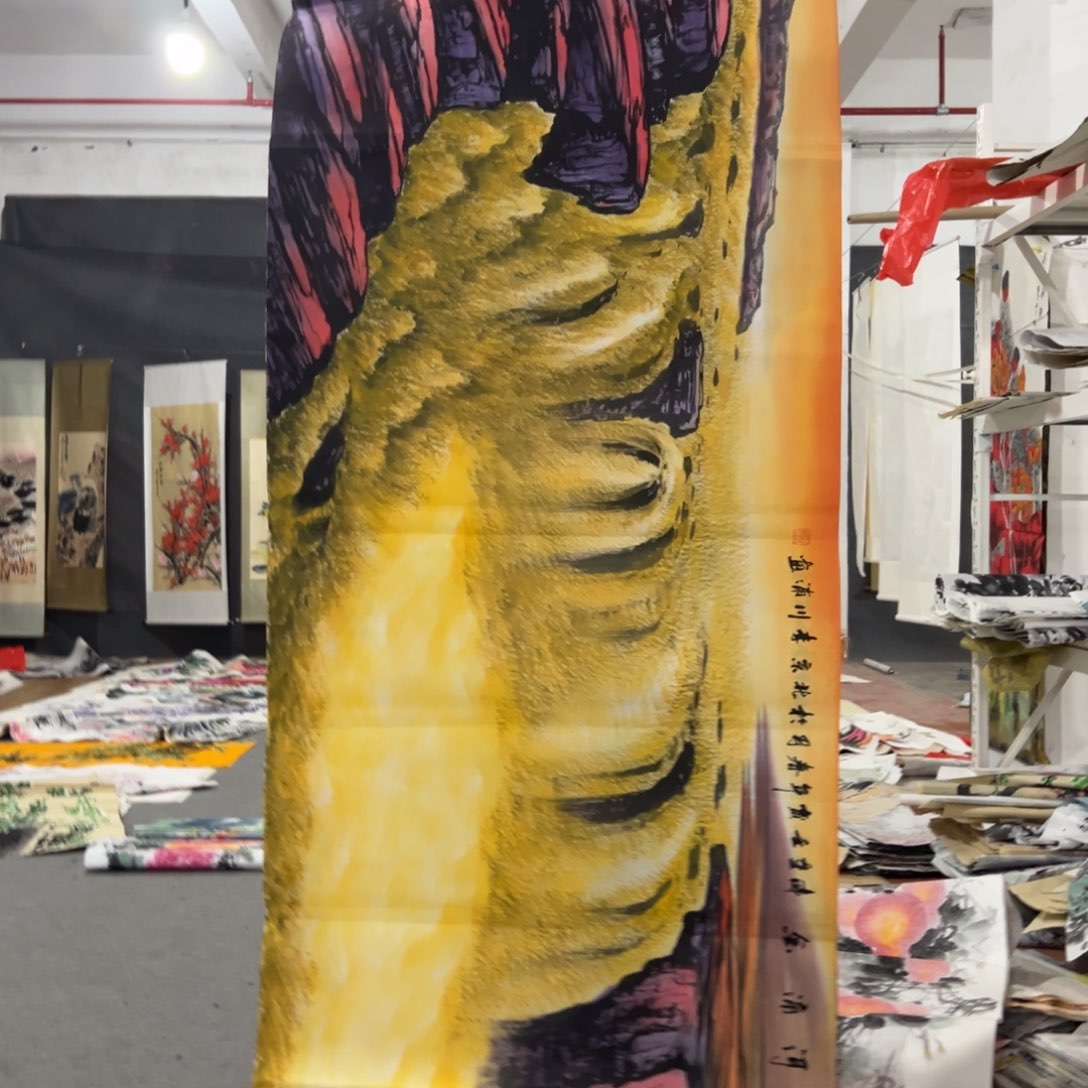 国画国画作品画心一张