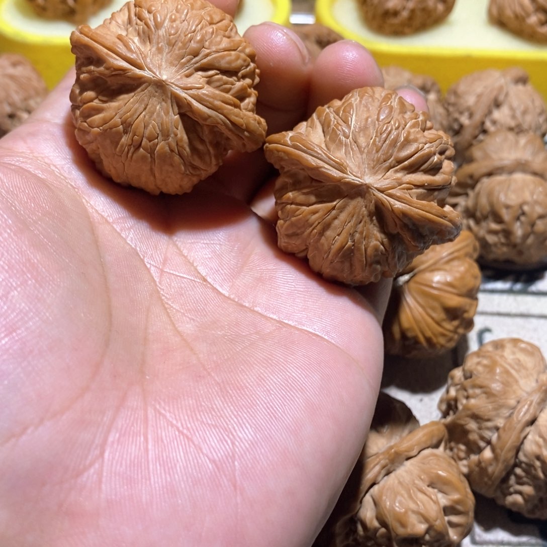 9**日文玩核桃手把件-42磨盘