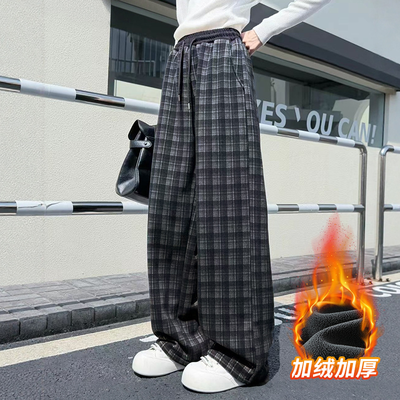 《童装品牌断码清仓直播》25963女童加绒休闲裤