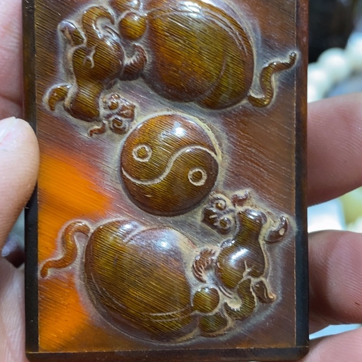 滴血莲花菩提吊坠