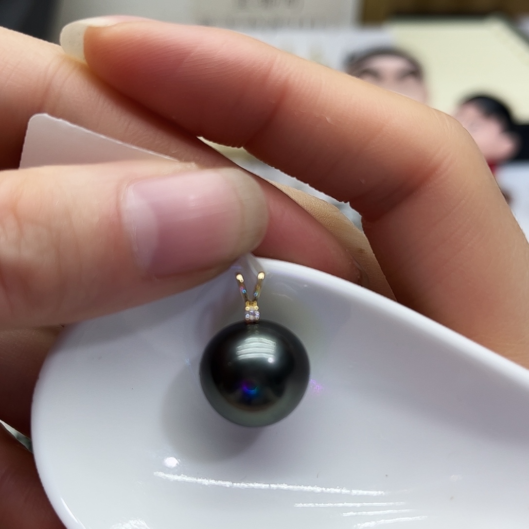 海水珍珠18K金镶嵌颈饰