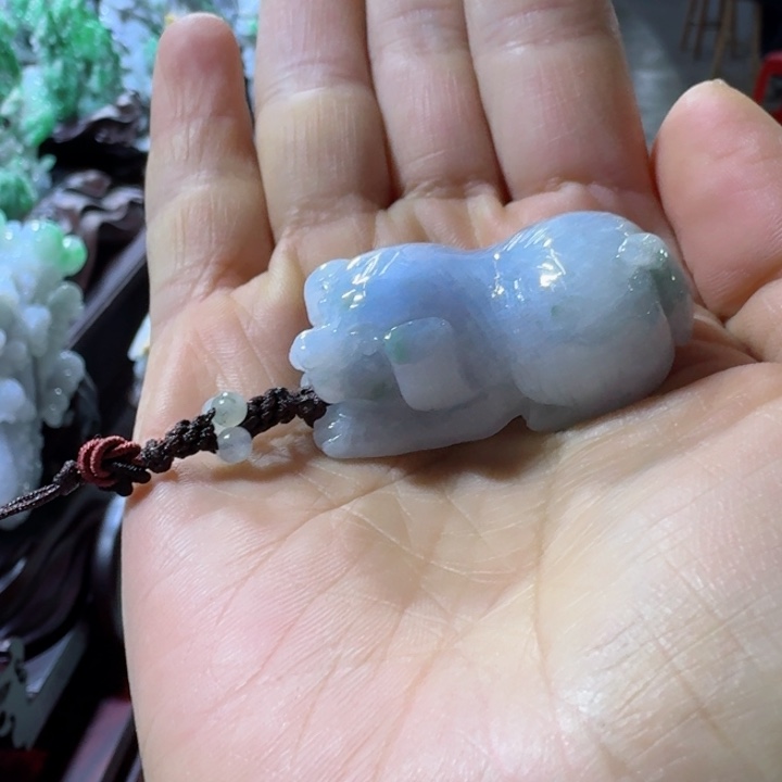 翡翠把件未镶嵌财运旺旺