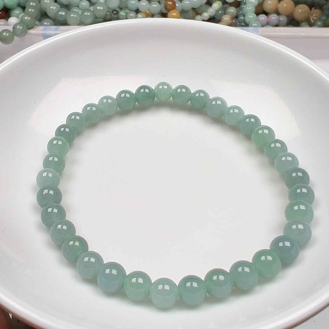 翡翠手链未镶嵌半***～货主老华