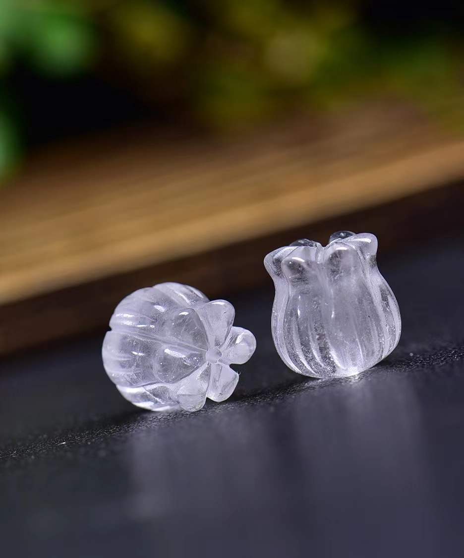 天然白水晶钱袋子配件招财百搭串饰手工diy手链编绳项链配饰气质