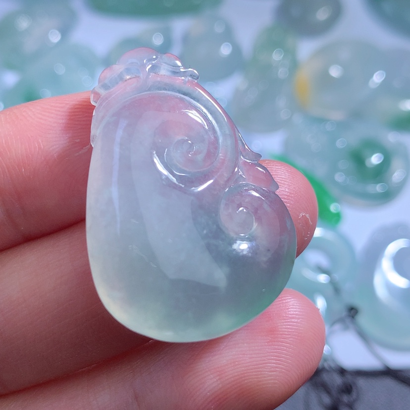 【闪购商品】翡翠颈饰未镶嵌缅甸A货翡翠