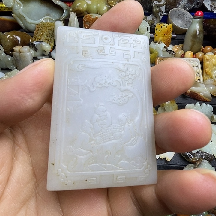 颈饰未镶嵌和田玉