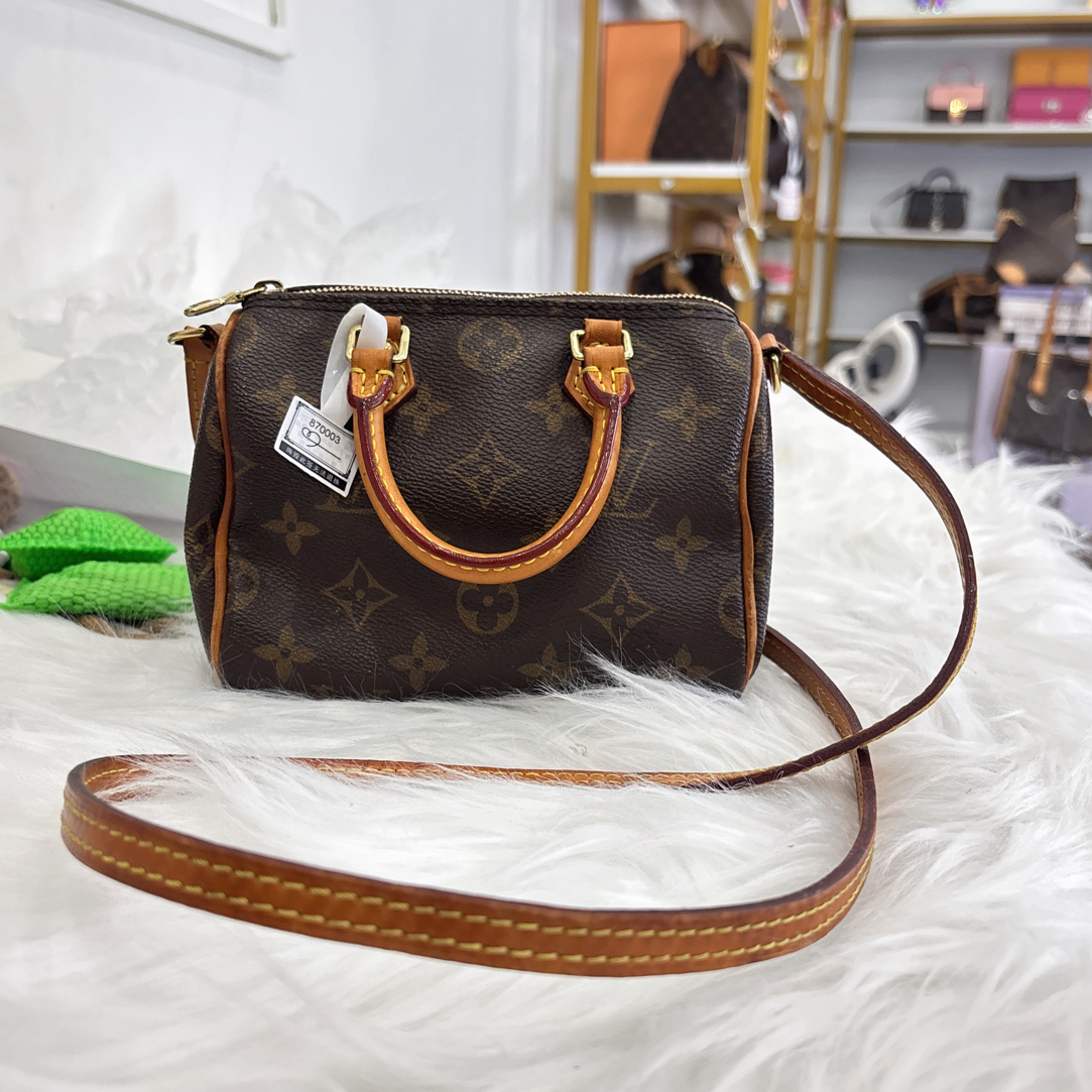 90新 LouisVuitton/路易威登 speedy nano 编码16年