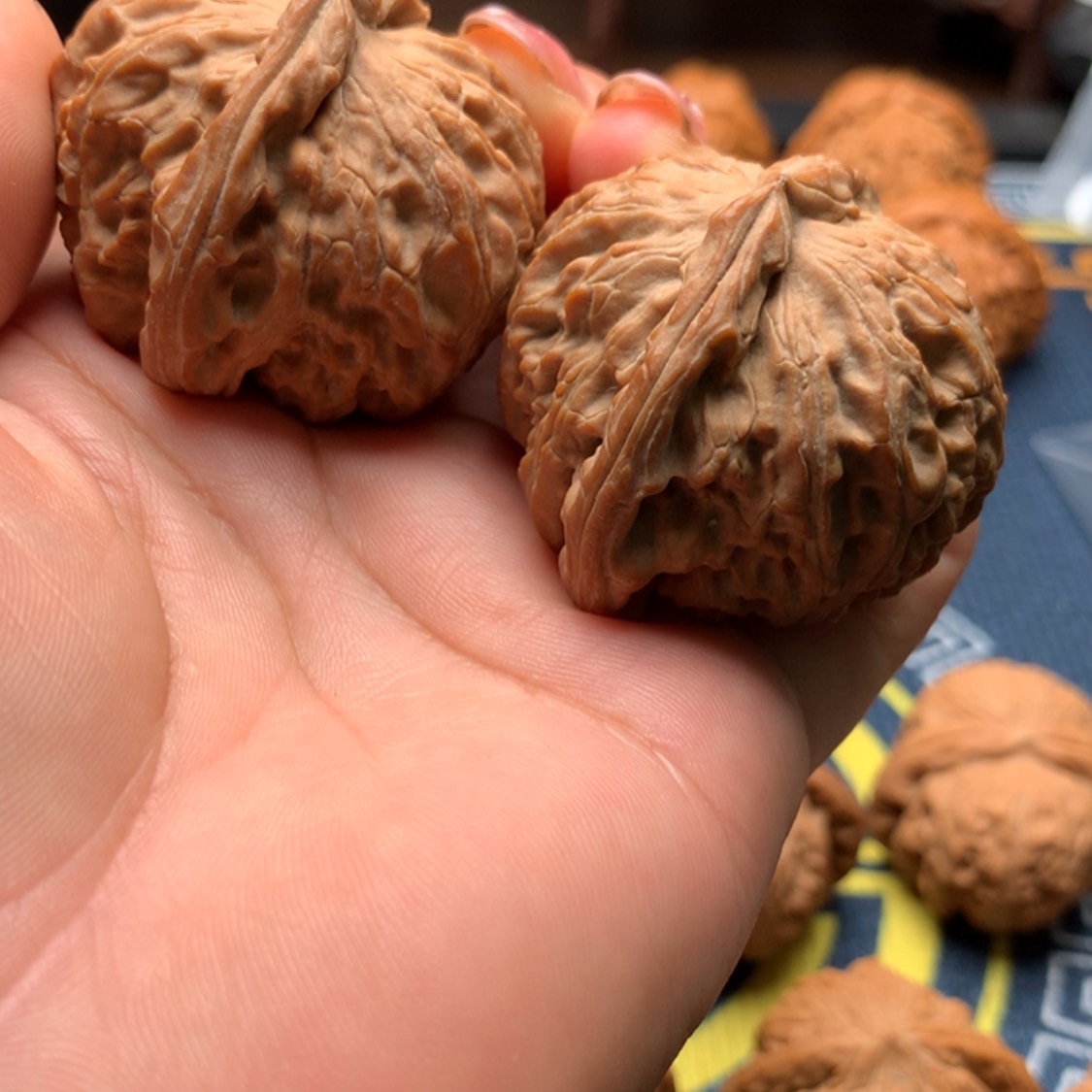 【闪购商品】把件文玩核桃K*白狮子42